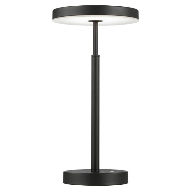 Dainolite 10w Table Lamp, Sb W/ Wh Acrylic Diff - FCE-1510LEDT-SB