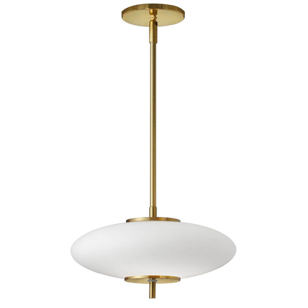 Dainolite 20w Pendant, Agb W/ Opal Glass - MAD-121LEDP-AGB