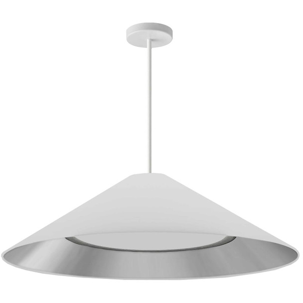 Dainolite 30w Pendant, Mw W/ Fabric Shade - PAD-2630P-MW-691