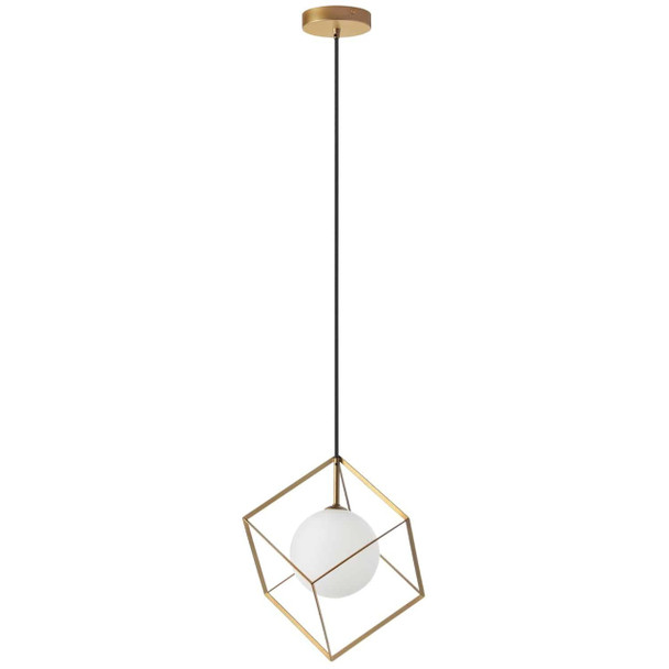 Dainolite 1lt Halogen Pendant Gold - TSN-1P-GLD