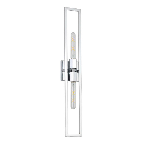Dainolite 2lt Incandescent Wall Sconce, Pc - WTS-292W-PC