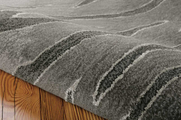 Nourison Contour CON30 Silver Area Rugs