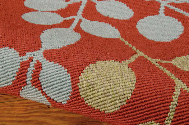 Nourison Caribbean CRB01 Rust Area Rugs