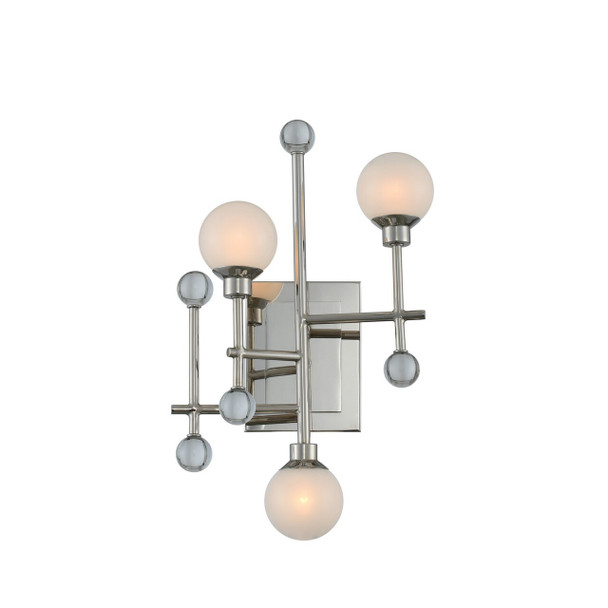 Kalco Mercer 3 Light Wall Sconce - 508620PN