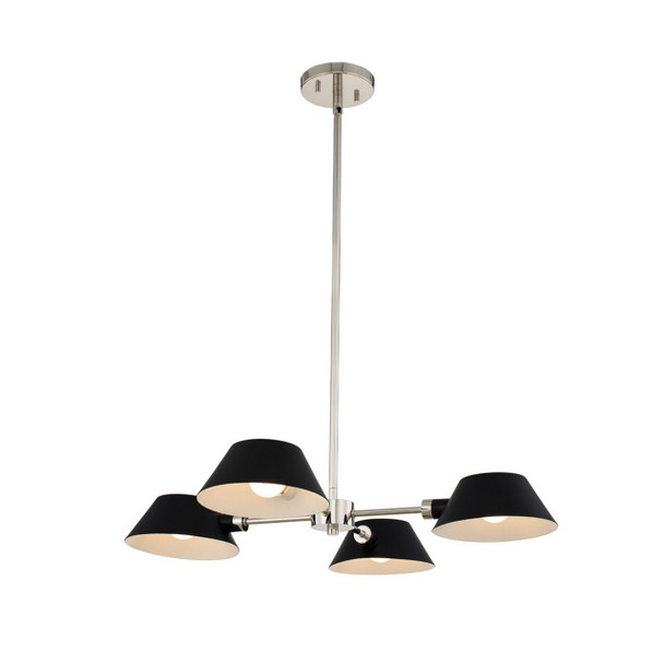 Kalco Bruno 4 Light Chandelier - 514171BPN