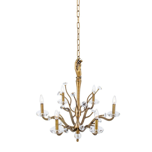 Kalco Venus 6 Light Chandelier - 517771HBR