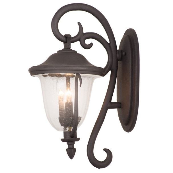Kalco Santa Barbara Outdoor 4 Light Large Wall Bracket - 9003MB
