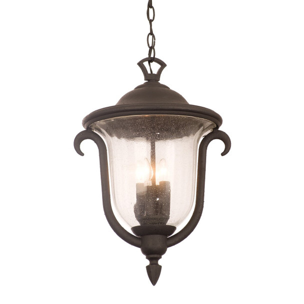 Kalco Santa Barbara Outdoor 3 Light Medium Hanging Lantern - 9007MB