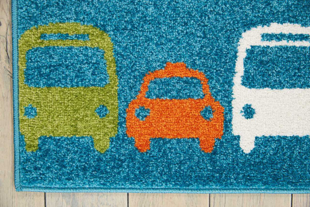 Nourison Dws02 Miles DS200 Blue Area Rugs