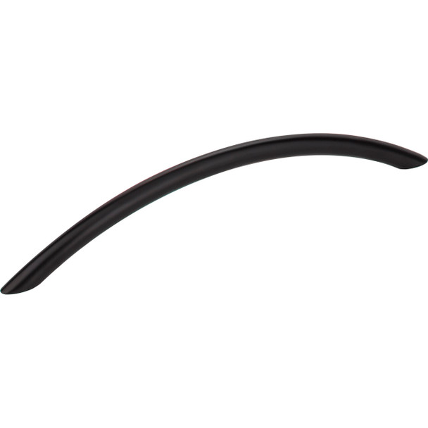 192 Mm Center-to-center Matte Black Arched Verona Cabinet Pull