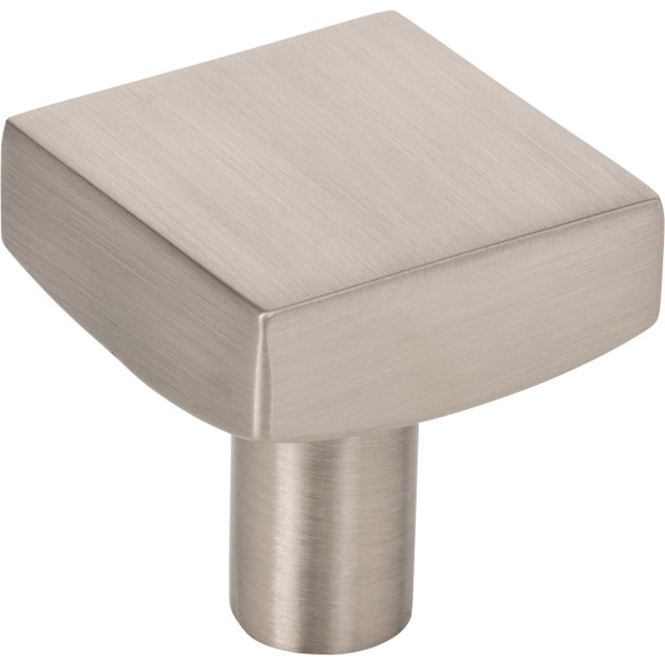 1-1/8" Overall Length Square Dominique Cabinet Knob