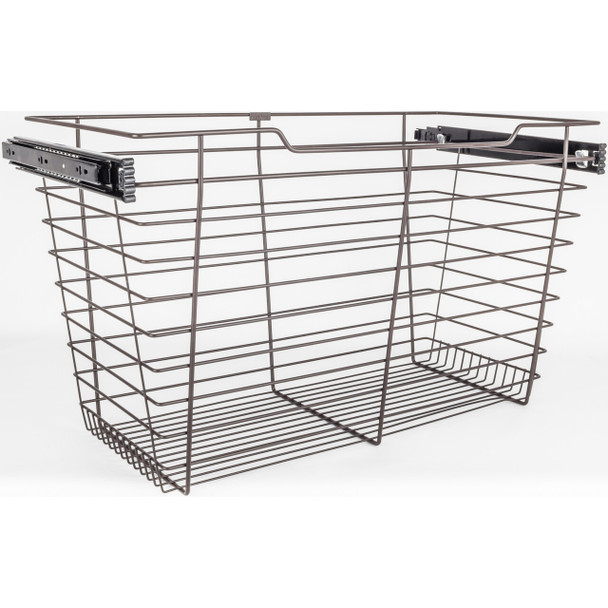 Closet Pullout Basket With Slides 16"d X 29"w X 17"h