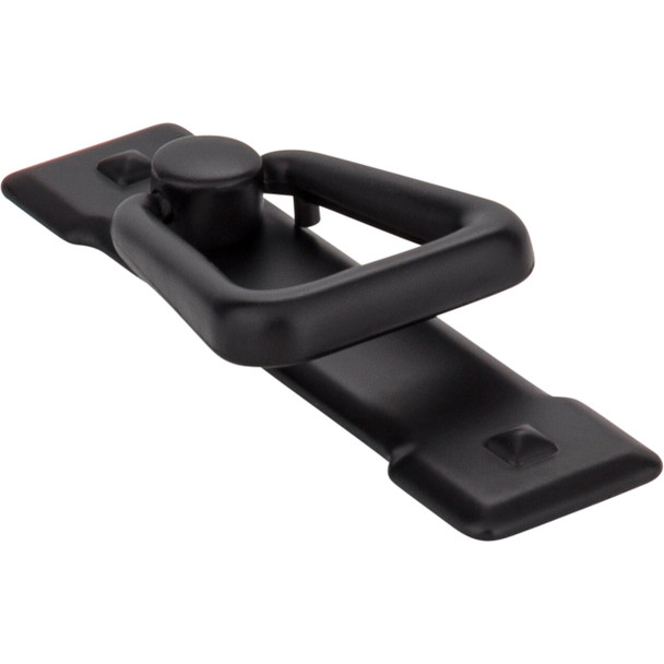 2-1/4" Center-to-center Matte Black Rectangle Verona Cabinet Drop Pull