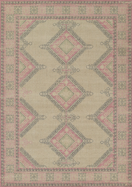 Momeni Anatolia ANA10 Pink Machine Made Area Rugs
