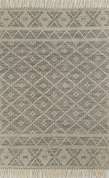 Momeni Boulder BOU-1 Charcoal Hand Woven Area Rugs