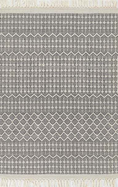 Momeni Ember EMR-1 Black Hand Woven Area Rugs