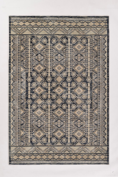 Momeni Genevieve GNV12 Charcoal Machine Made Area Rugs