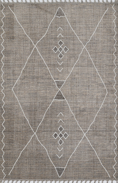 Momeni Rabat RBT-1 Grey Machine Made Area Rugs