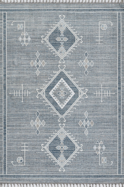 Momeni Rabat RBT-2 Blue Machine Made Area Rugs