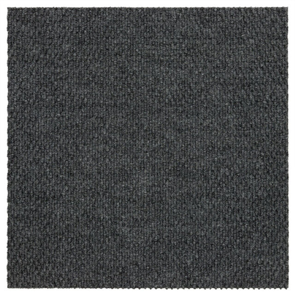 Needlepunch Carpet Tile Smoke Machine Made Polyester Area Rug - 18"x18" 10pc Bx Square - EBCT5 657