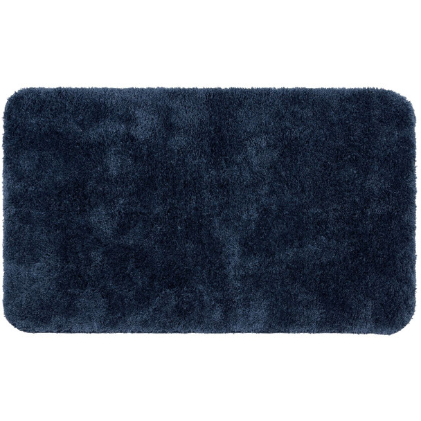 Bridgetown Bath Indigo Machine Tufted Polyester Area Rugs