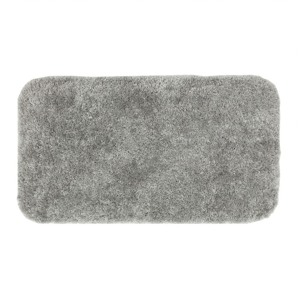 Bridgetown Bath Silver Machine Tufted Polyester Area Rugs