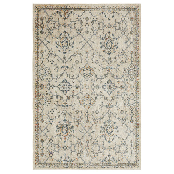 Amada Cream Machine Woven Polyester Area Rugs - EEGAR