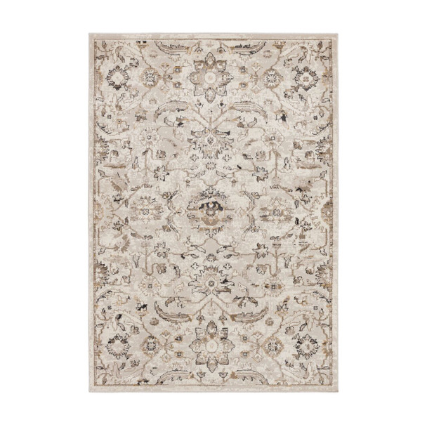 Cleo Cream Machine Woven Polypropylene Area Rugs - EEHOW