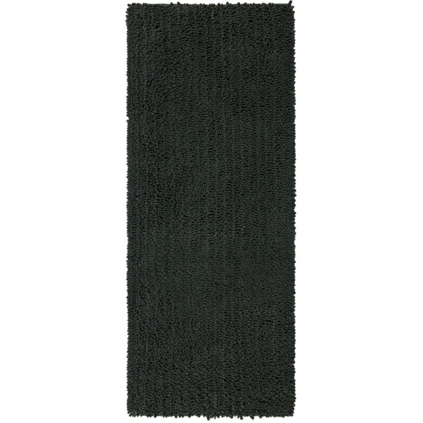 Metaphor Bath Charcoal Machine Tufted Micro Denier Polyester Area Rugs