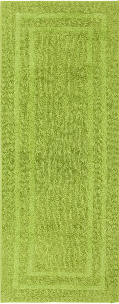 Boardwalk Bath Fiesta Lime Machine Tufted Cotton Area Rugs