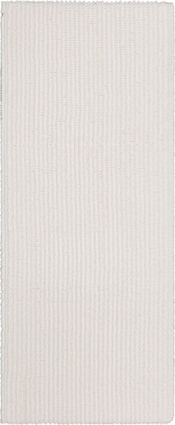 Island Life Bath Artic White Machine Tufted Micro Denier Polyester Area Rugs