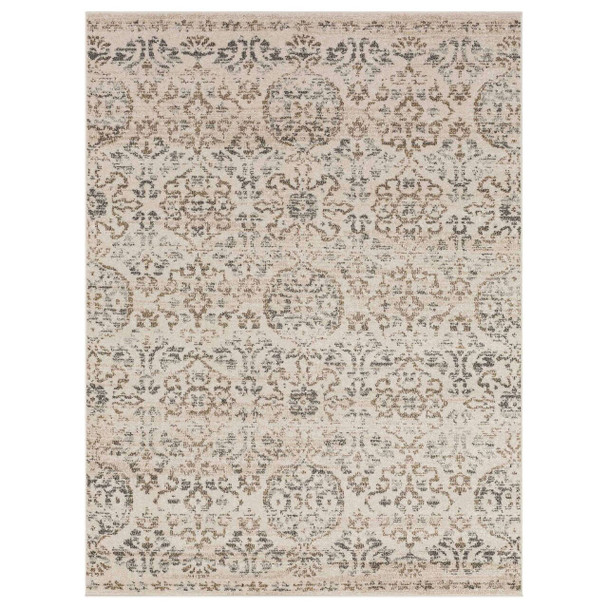 Whimsy Grey Machine Woven Polypropylene Area Rugs - PA307