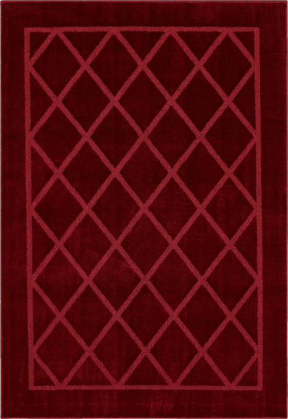 Lifestyle Berry Machine Tufted Polyester Area Rugs