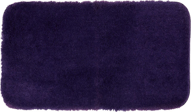 Pure Perfection Bath Plum Machine Tufted Nylon Area Rugs