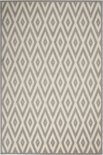 Nourison Grafix GRF18 White/grey Area Rugs