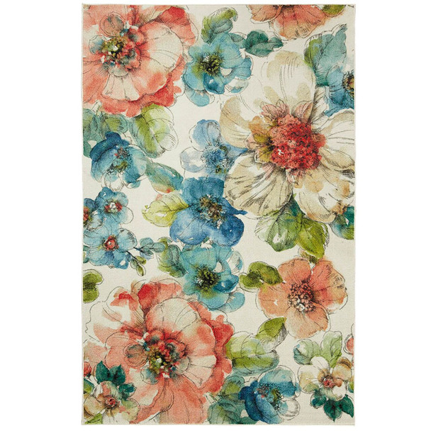 Prismatic Garden Machine Tufted Polyester Area Rugs