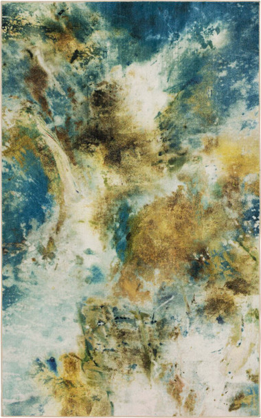 Prismatic Water Machine Tufted Polyester Area Rugs - Z0227