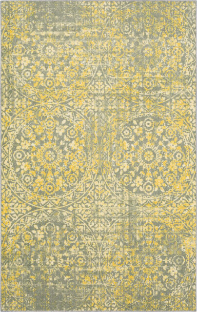 Prismatic Gold Machine Tufted Polyester Area Rugs - Z0477