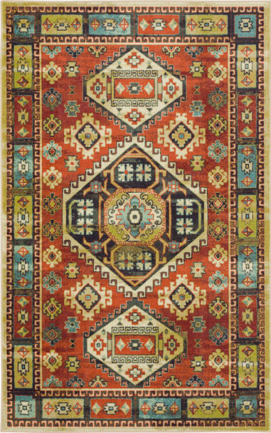 Prismatic Multi Machine Tufted Polyester Area Rugs - Z0581