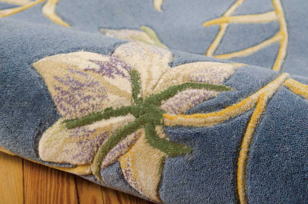 Nourison Julian JL33 Light Blue Area Rugs