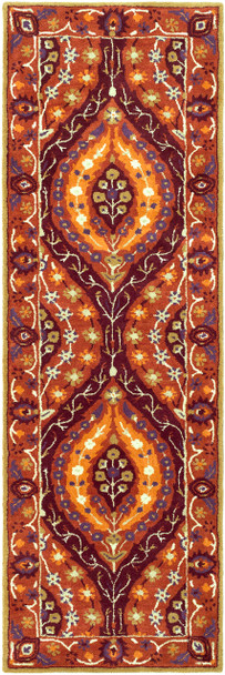 Surya Castello CLL-1024  Hand Tufted - 2'6" X 8' Runner Area Rug