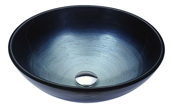 ANZZI Gardena Series Deco-glass Vessel Sink In Brushed Dusk - LS-AZ8223