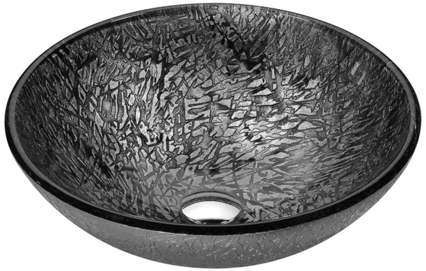 ANZZI Jonas Series Vessel Sink In Arctic Sheer - S188