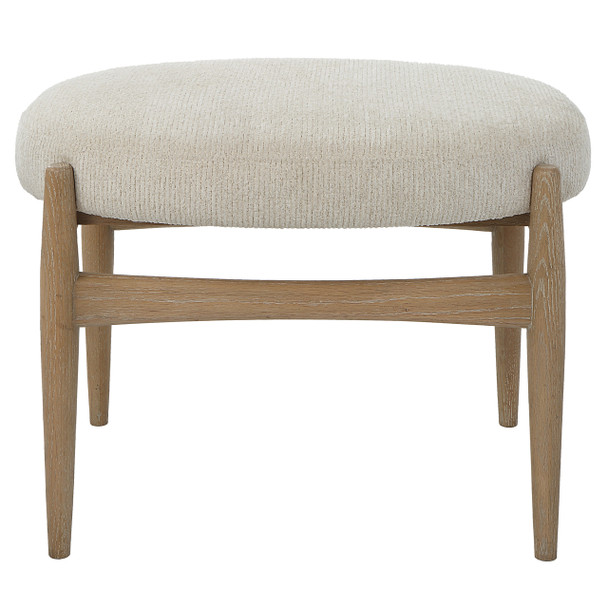 Uttermost Acrobat Off-white Small Bench