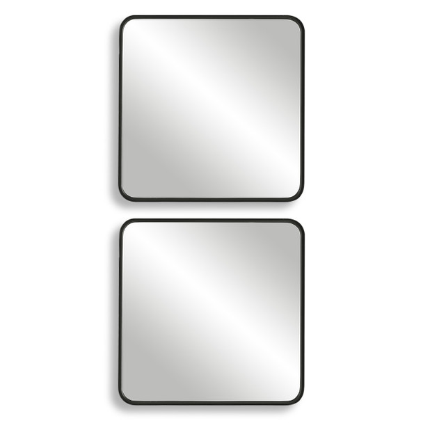 StudioLX Mirror - Set of 2 Satin Black Finish