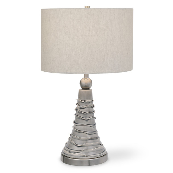 StudioLX Table Lamp Dove Gray Ceramic Base