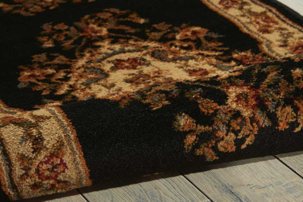 Nourison Paramount PAR37 Black Area Rugs