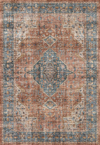 Dynamic Elise Machine-made 6305 Red/blue/beige Area Rugs