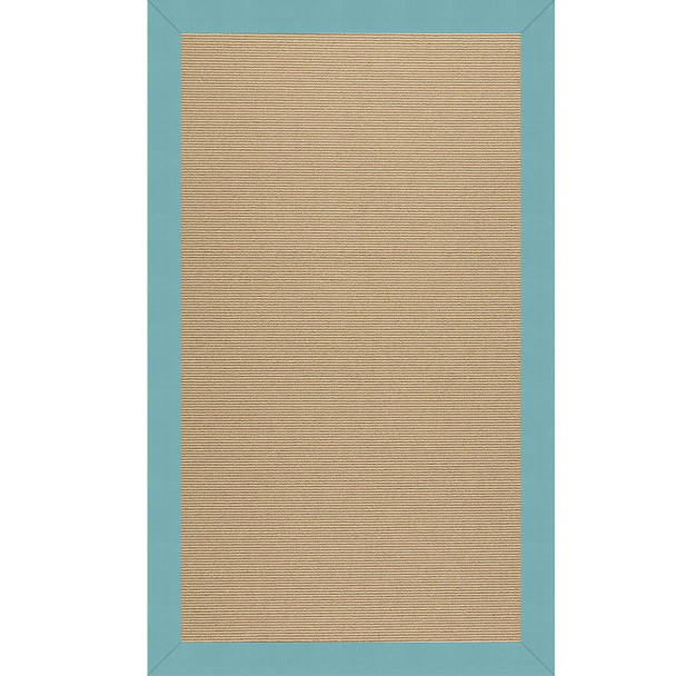 Capel Creative Concepts-Sisal Canvas Aquatic 1995_429 Indoor/outdoor Bordered