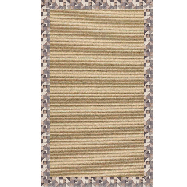 Capel Creative Concepts-Sisal Geo Bronze 1995_726 Indoor/outdoor Bordered